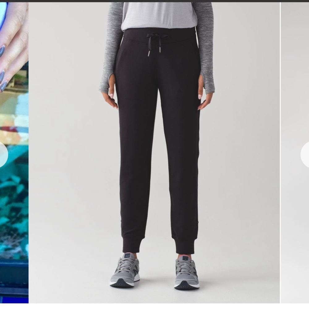 Lululemon ready to rulu fleece, thick joggers, size 6